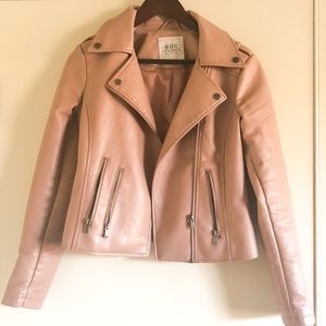 EDC BY ESPRIT FAUX LEATHER JACKET